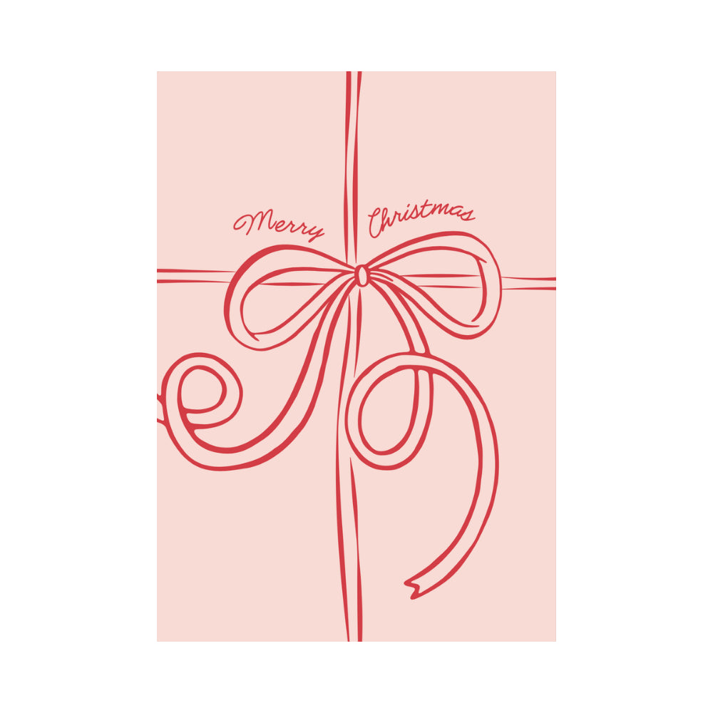 Christmas Greeting Card - BOW